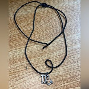 scorpio adjustable necklace